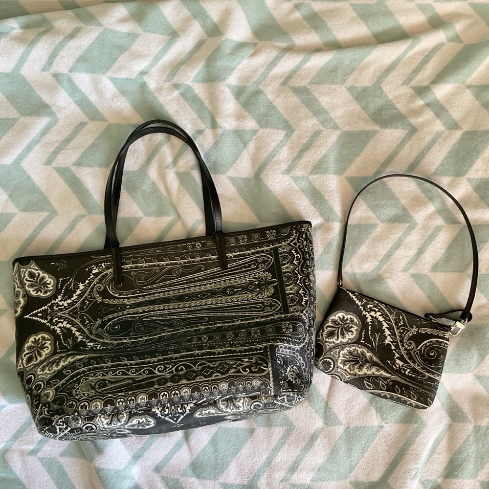 Etro tote bag with wallet bag